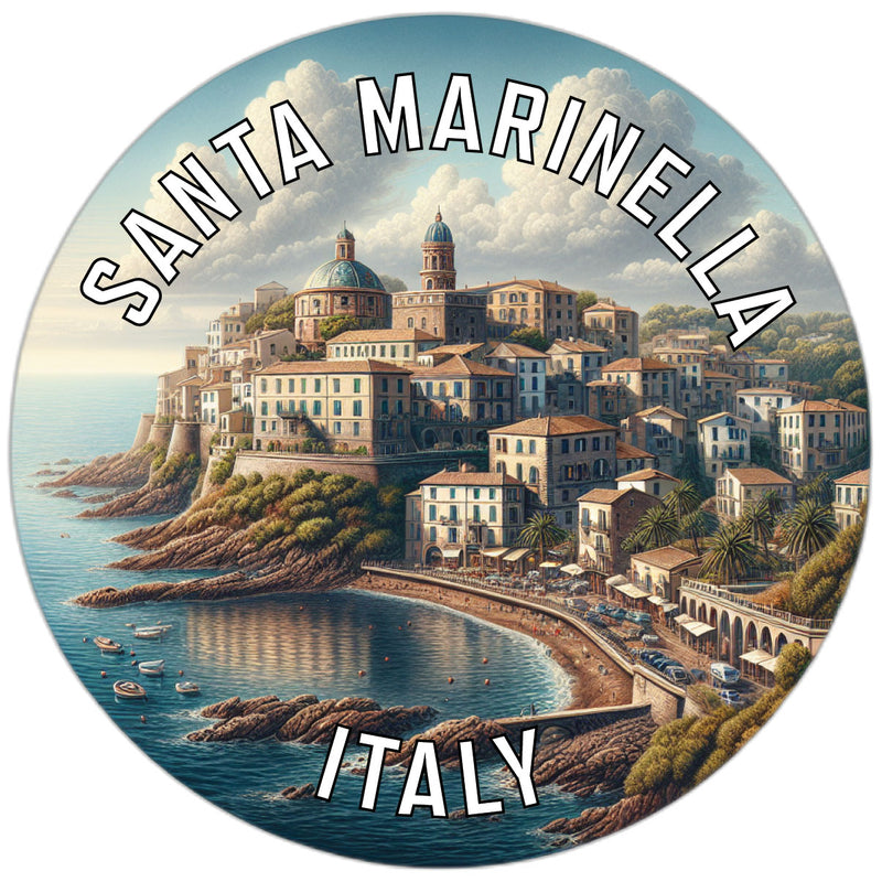 Santa Marinella Italy Souvenir Vinyl Decal Sticker 3-Inch