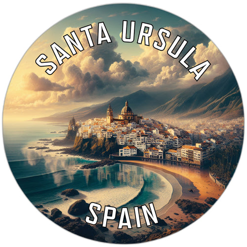 Santa Ursula Spain Souvenir Die Cut Flat Magnet 2-Inch