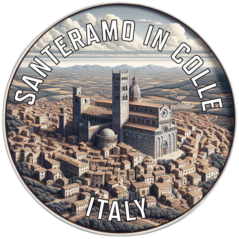 Santeramo in Colle Italy Souvenir Die Cut Flat Magnet 6-Inch