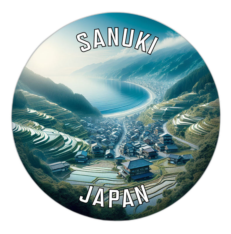 Sanuki Japan Souvenir Vinyl Decal Sticker 6-Inch