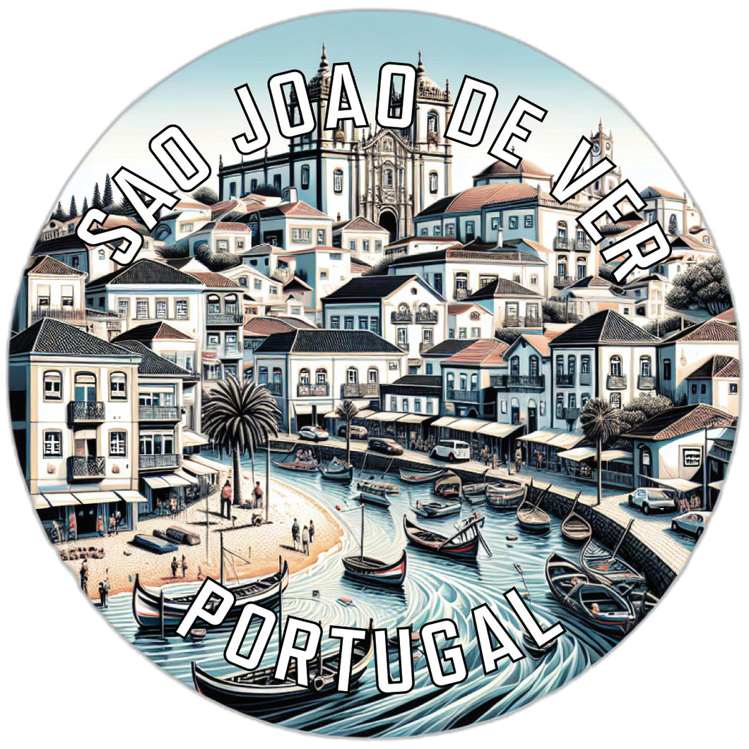 Sao Joao de Ver Portugal Souvenir Die Cut Flat Magnet 6-Inch