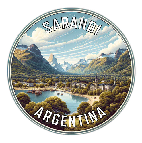 Sarandi Argentina Souvenir Die Cut Flat Magnet 2-Inch