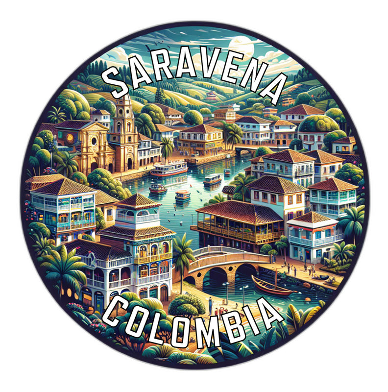 Saravena Colombia Souvenir Vinyl Decal Sticker 6-Inch