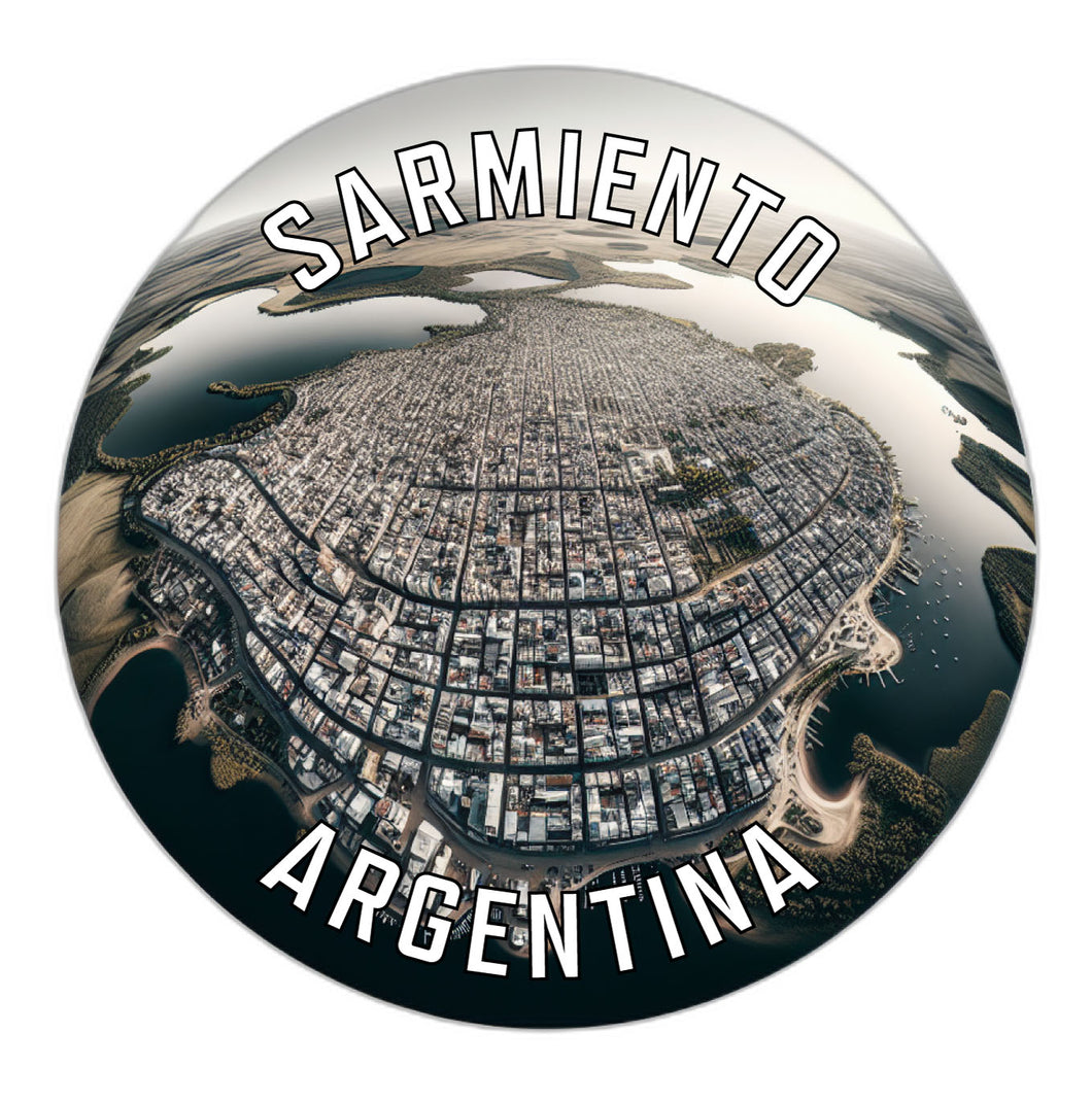 Sarmiento Argentina Souvenir Die Cut Flat Magnet 2-Inch