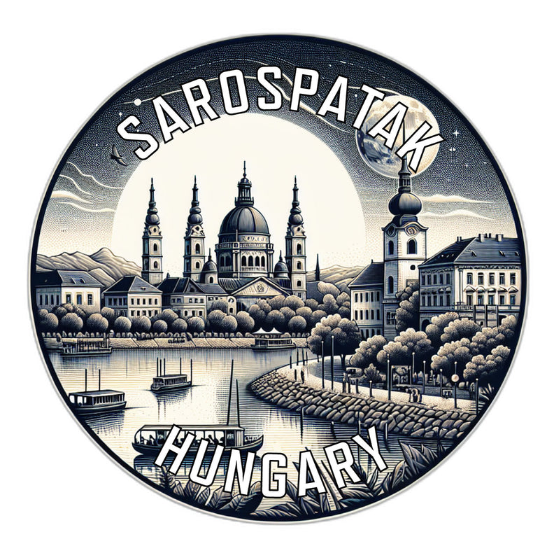 Sarospatak Hungary Souvenir Vinyl Decal Sticker 2-Inch