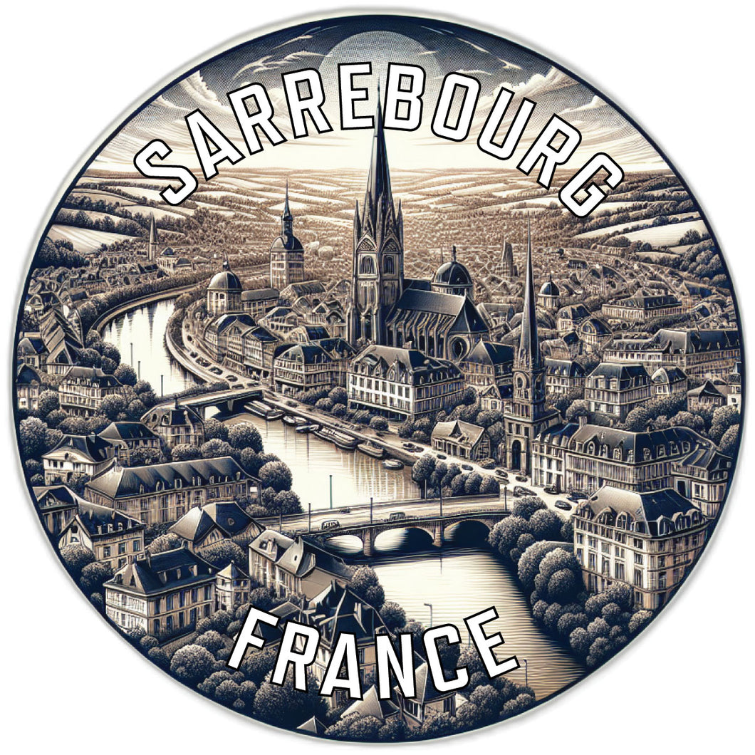 Sarrebourg France Souvenir Vinyl Decal Sticker 2-Inch