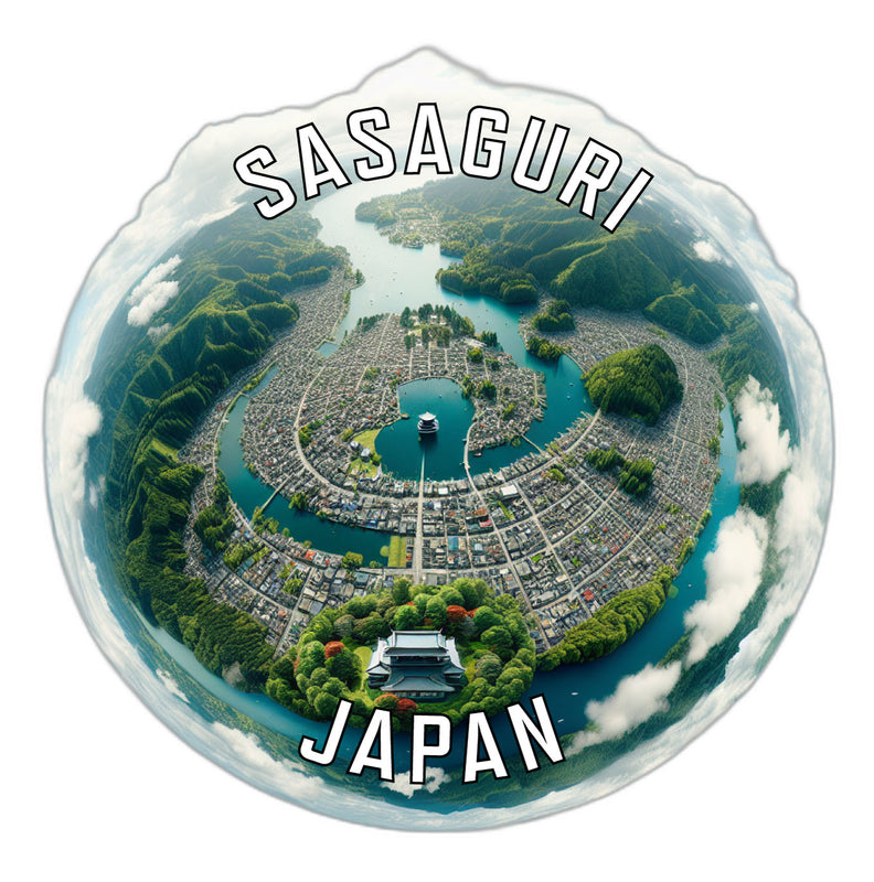 Sasaguri Japan Souvenir Vinyl Decal Sticker 6-Inch