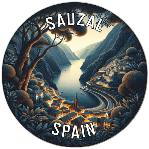 Sauzal Spain Souvenir Vinyl Decal Sticker 6-Inch