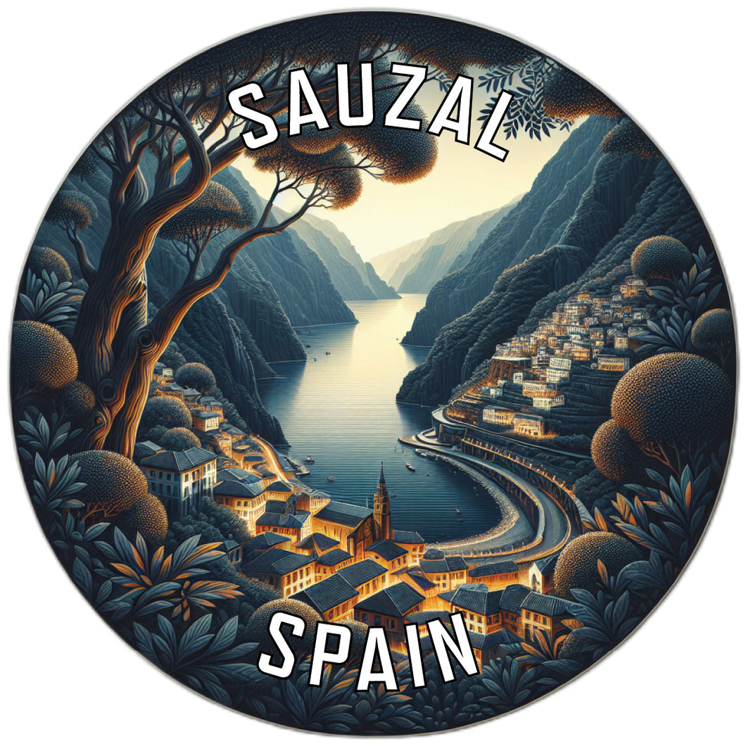 Sauzal Spain Souvenir Vinyl Decal Sticker 6-Inch