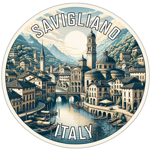 Savigliano Italy Souvenir Vinyl Decal Sticker 6-Inch