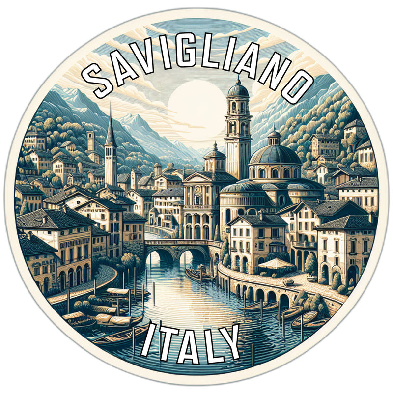 Savigliano Italy Souvenir Vinyl Decal Sticker 6-Inch