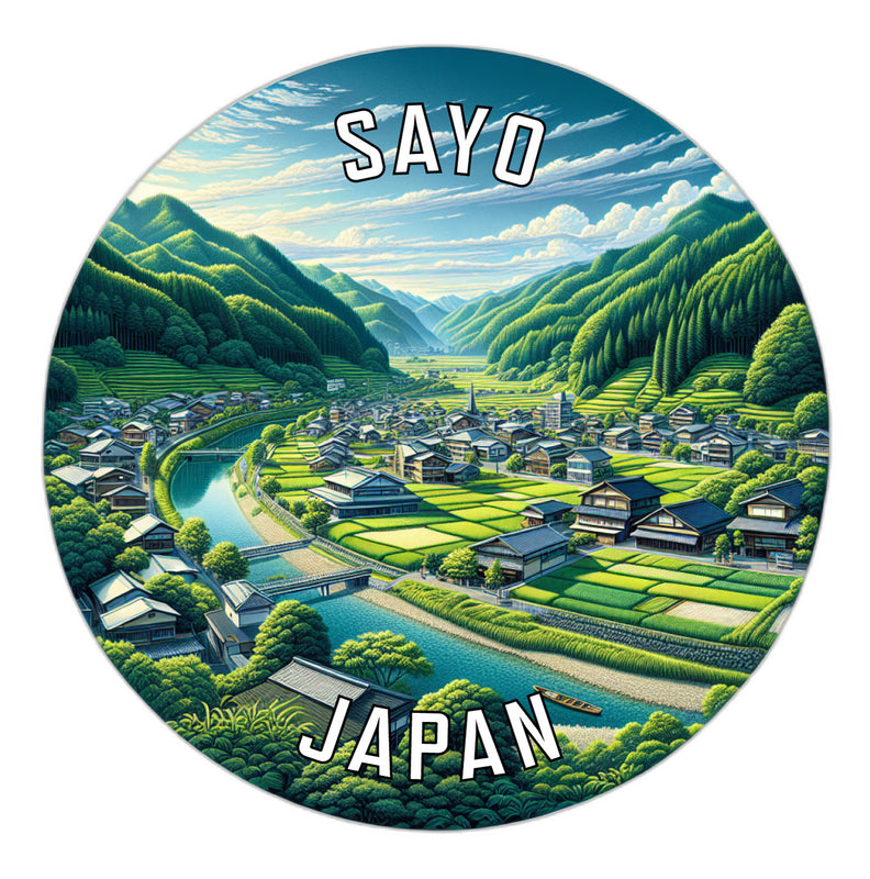 Sayo Japan Souvenir Vinyl Decal Sticker 6-Inch