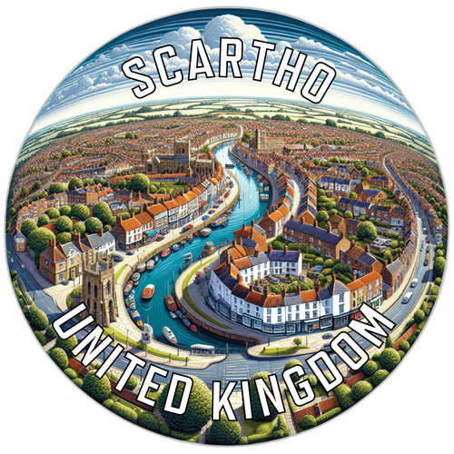 Scartho United Kingdom Souvenir Vinyl Decal Sticker 6-Inch
