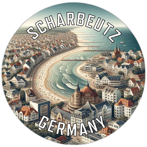 Scharbeutz Germany Souvenir Die Cut Flat Magnet 3-Inch