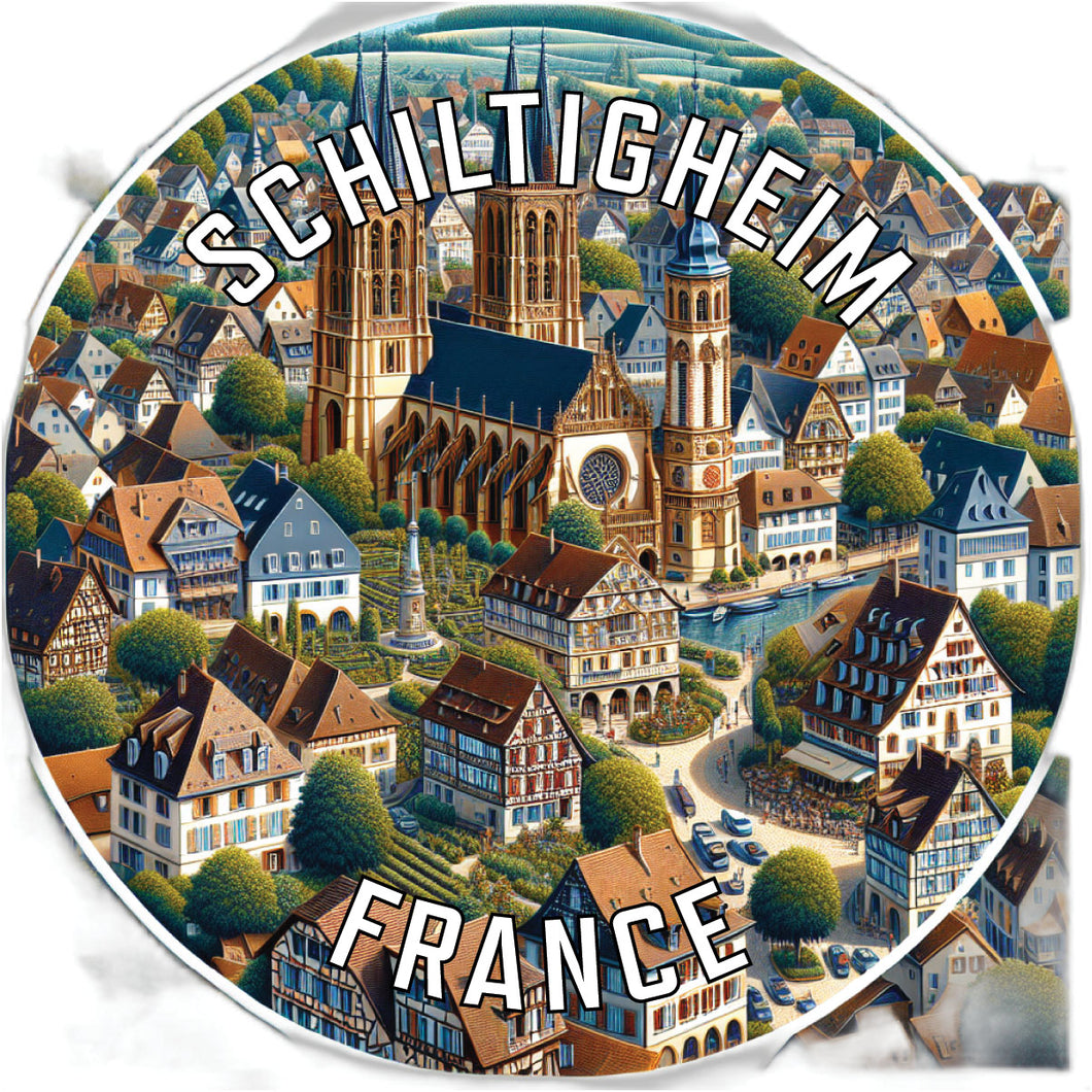 Schiltigheim France Souvenir Vinyl Decal Sticker 2-Inch