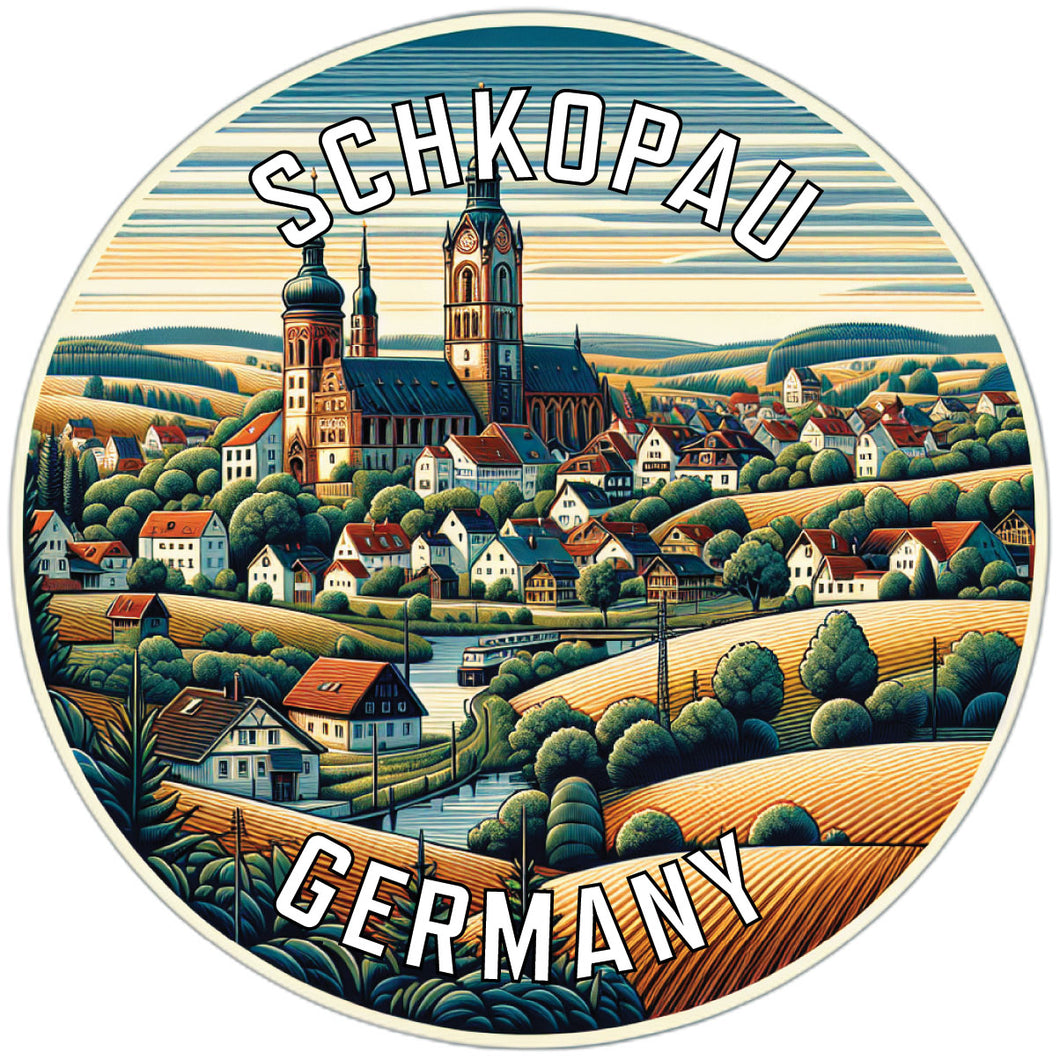 Schkopau Germany Souvenir Vinyl Decal Sticker 2-Inch