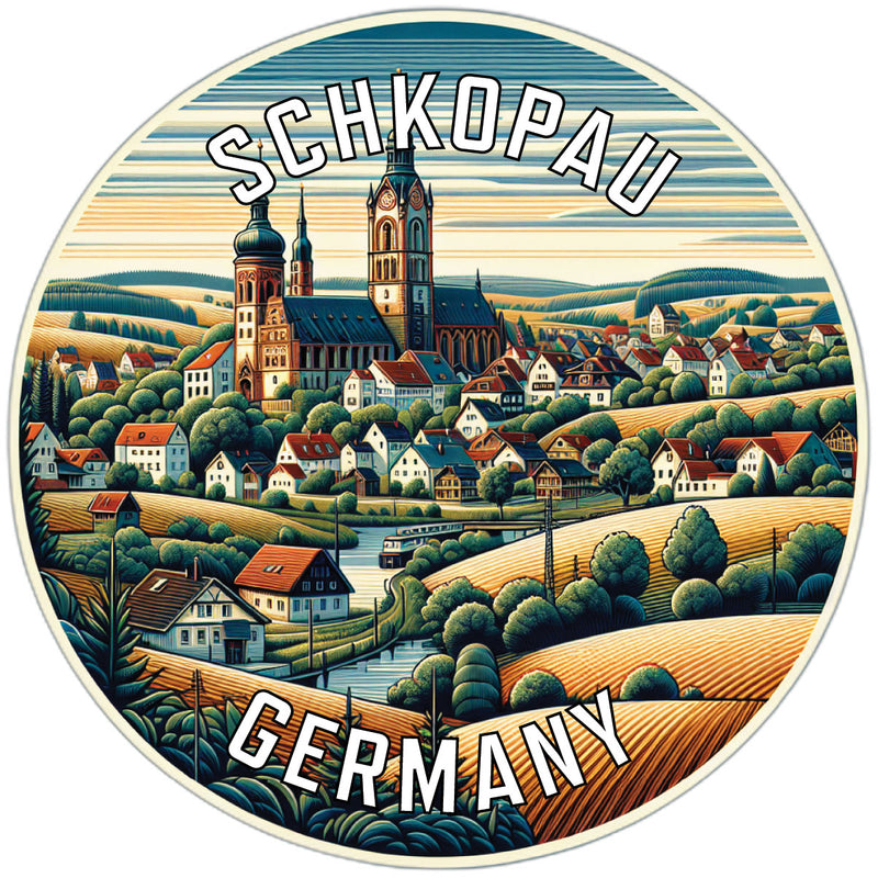 Schkopau Germany Souvenir Vinyl Decal Sticker 2-Inch