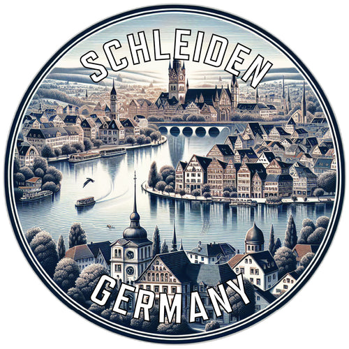 Schleiden Germany Souvenir Die Cut Flat Magnet 2-Inch