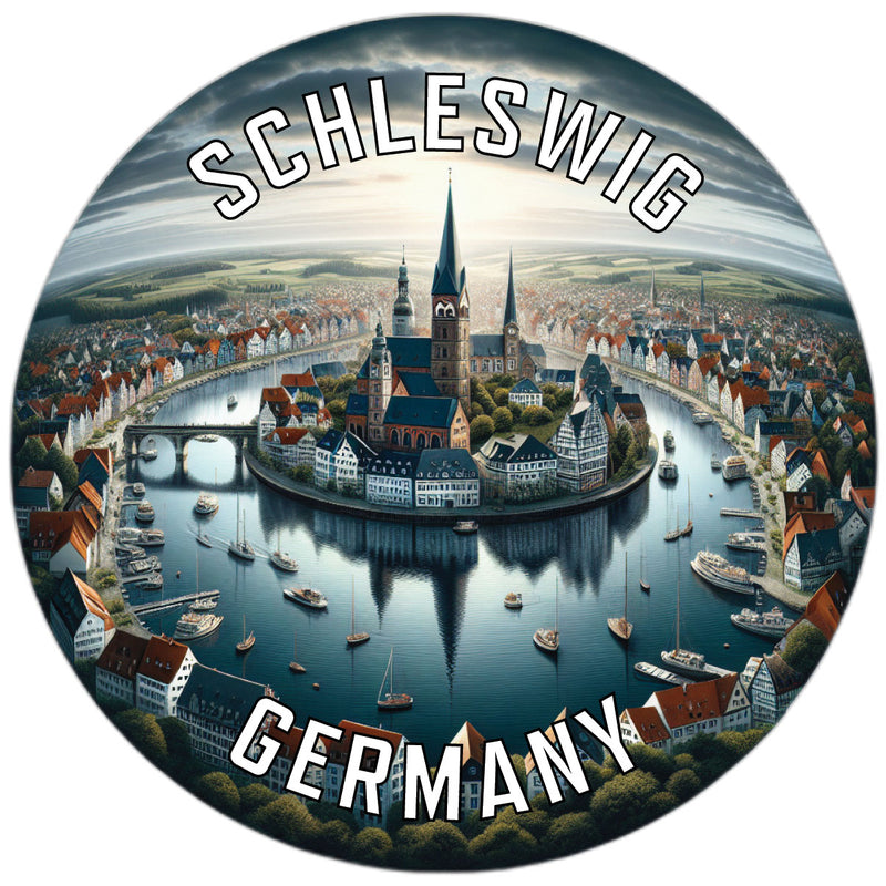 Schleswig Germany Souvenir Die Cut Flat Magnet 2-Inch
