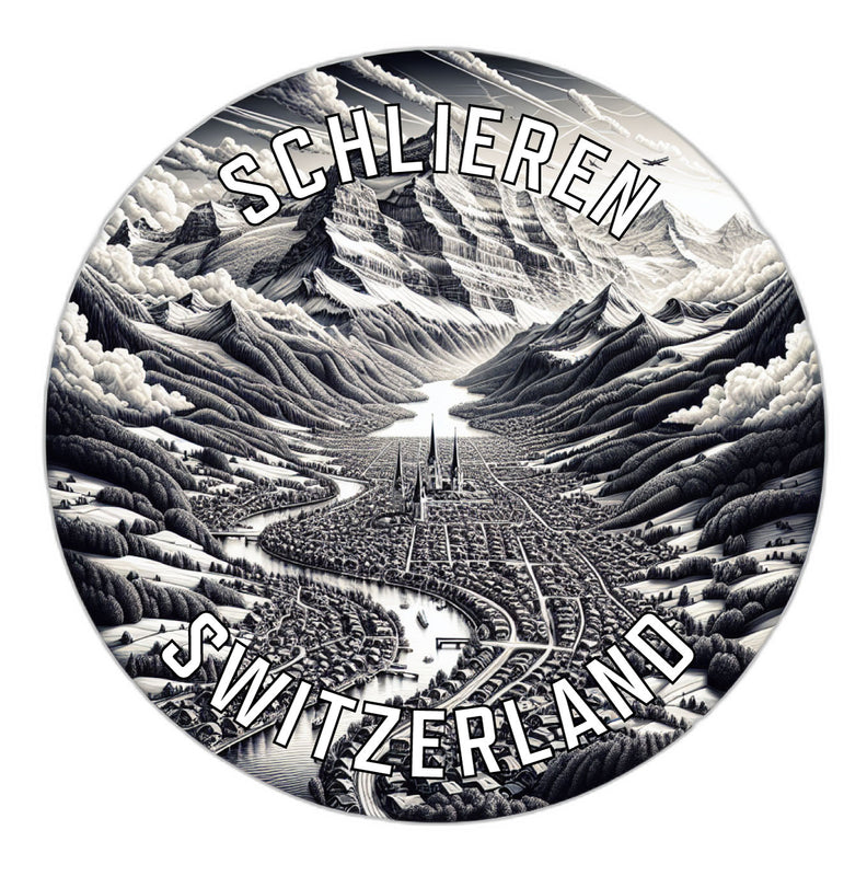 Schlieren Switzerland Souvenir Vinyl Decal Sticker 2-Inch