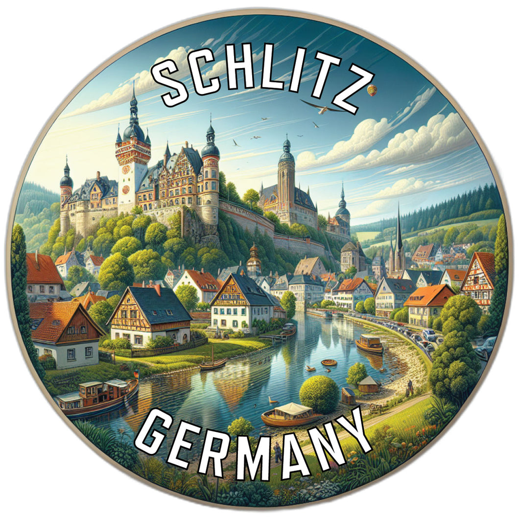 Schlitz Germany Souvenir Vinyl Decal Sticker 2-Inch