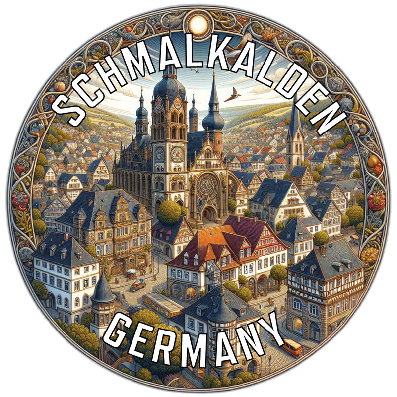 Schmalkalden Germany Souvenir Die Cut Flat Magnet 2-Inch
