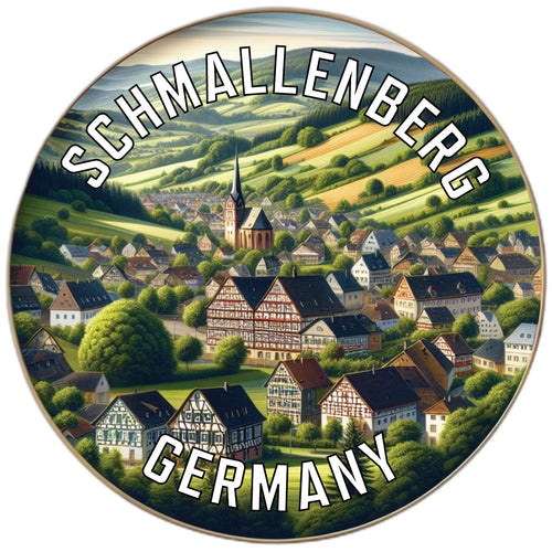 Schmallenberg Germany Souvenir Die Cut Flat Magnet 2-Inch