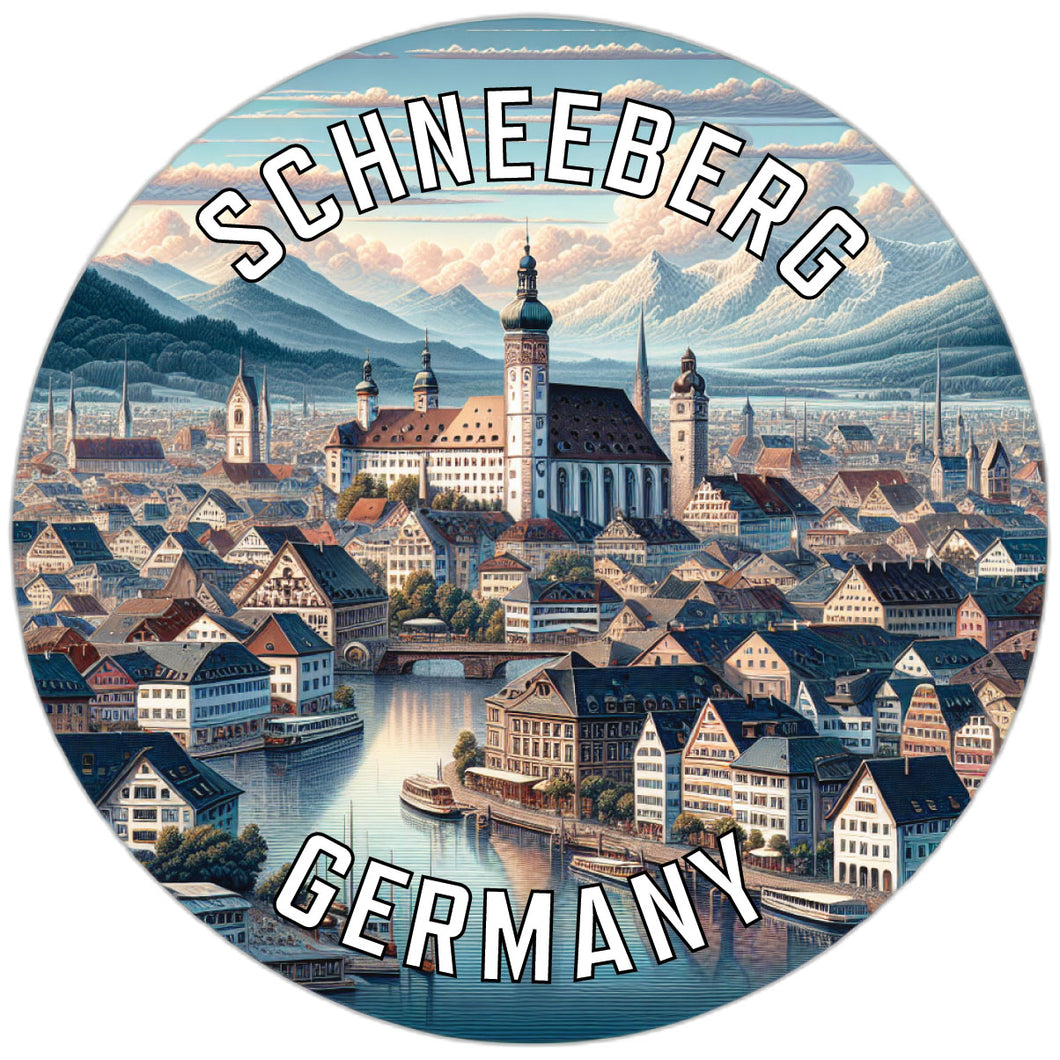 Schneeberg Germany Souvenir Vinyl Decal Sticker 2-Inch