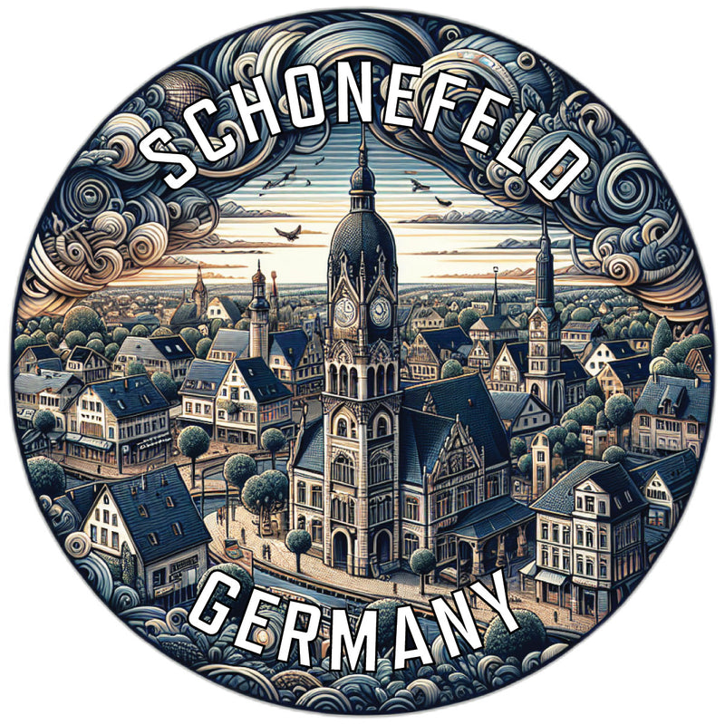 Schonefeld Germany Souvenir Vinyl Decal Sticker 2-Inch