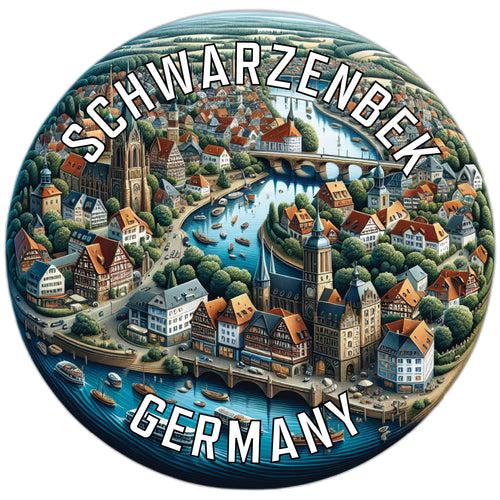 Schwarzenbek Germany Souvenir Vinyl Decal Sticker 6-Inch