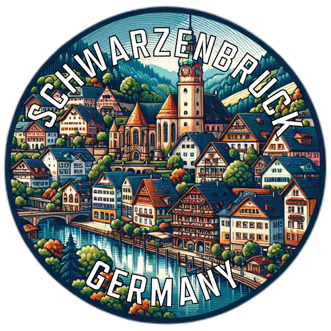 Schwarzenbruck Germany Souvenir Vinyl Decal Sticker 2-Inch