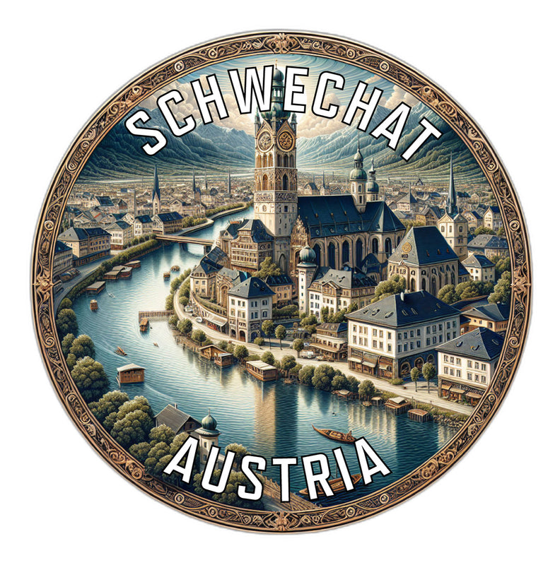 Schwechat Austria Souvenir Die Cut Flat Magnet 2-Inch