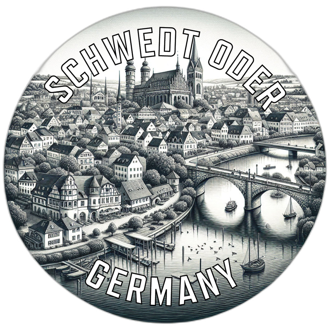 Schwedt Oder Germany Souvenir Vinyl Decal Sticker 2-Inch