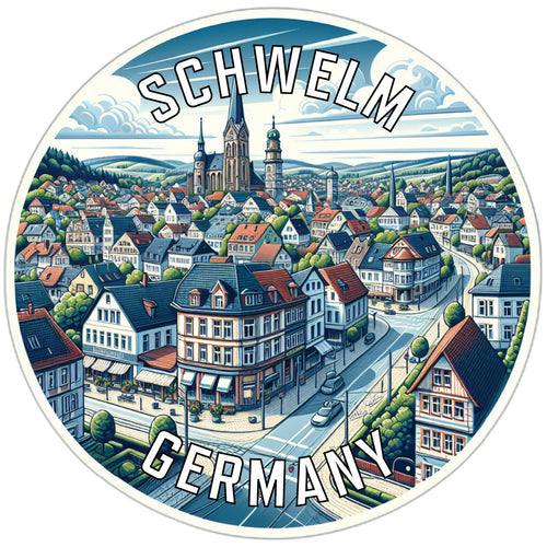 Schwelm Germany Souvenir Vinyl Decal Sticker 3-Inch