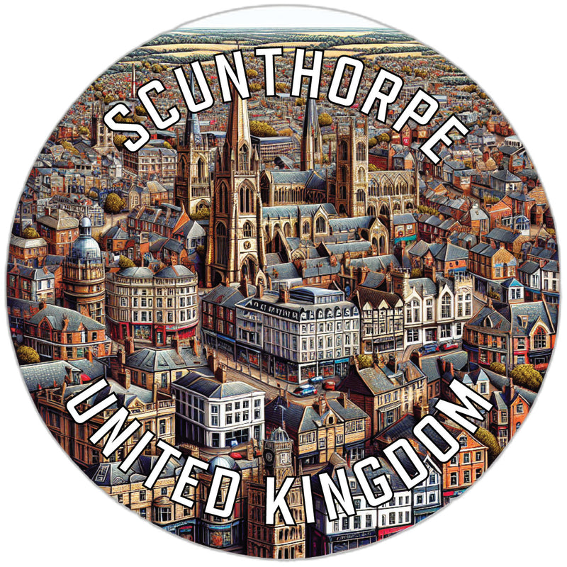 Scunthorpe United Kingdom Souvenir Vinyl Decal Sticker 2-Inch