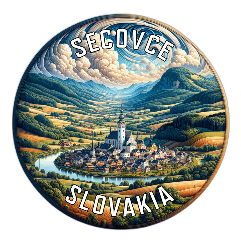 Secovce Slovakia Souvenir Vinyl Decal Sticker 2-Inch