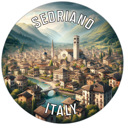 Sedriano Italy Souvenir Die Cut Flat Magnet 2-Inch