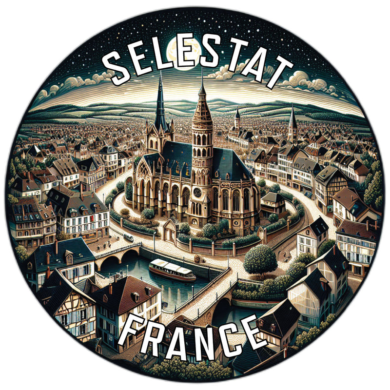 Selestat France Souvenir Vinyl Decal Sticker 2-Inch