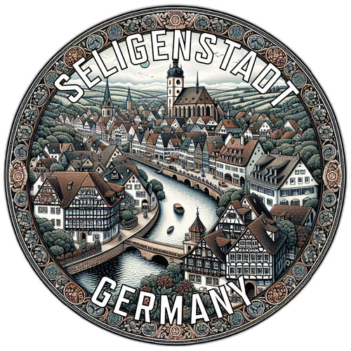 Seligenstadt Germany Souvenir Vinyl Decal Sticker 6-Inch