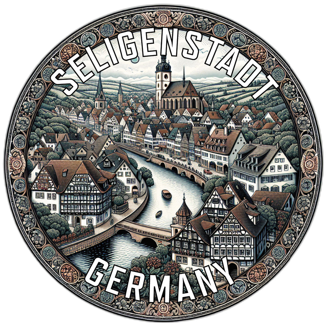 Seligenstadt Germany Souvenir Vinyl Decal Sticker 6-Inch