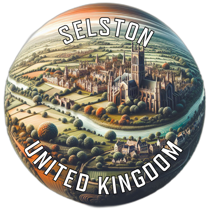 Selston United Kingdom Souvenir Vinyl Decal Sticker 2-Inch