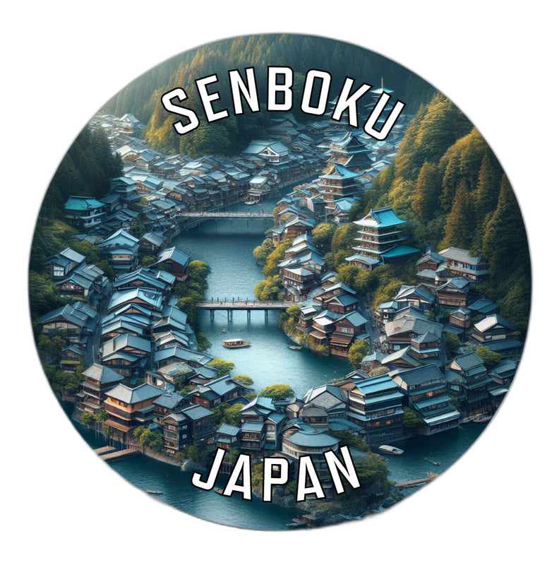 Senboku Japan Souvenir Vinyl Decal Sticker 2-Inch