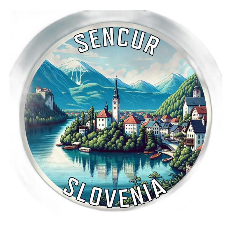 Sencur Slovenia Souvenir Vinyl Decal Sticker 2-Inch