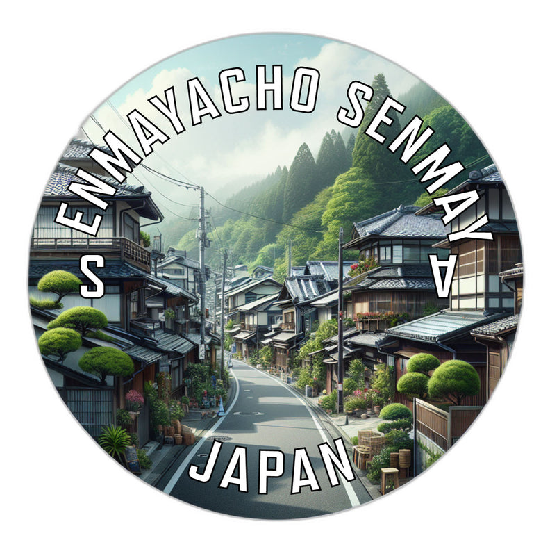Senmayacho senmaya Japan Souvenir Vinyl Decal Sticker 6-Inch