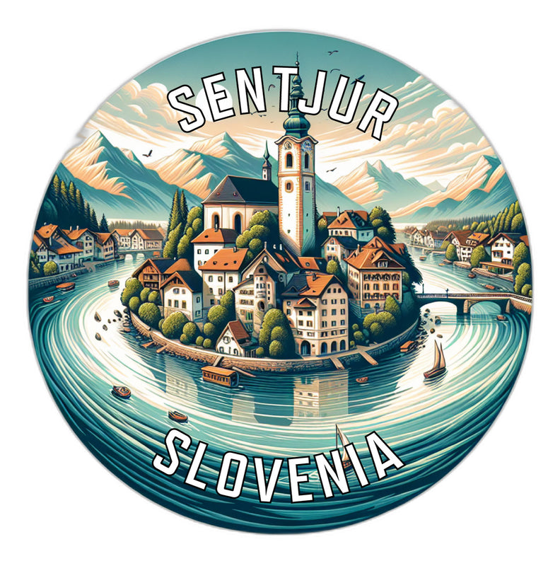 Sentjur Slovenia Souvenir Vinyl Decal Sticker 6-Inch