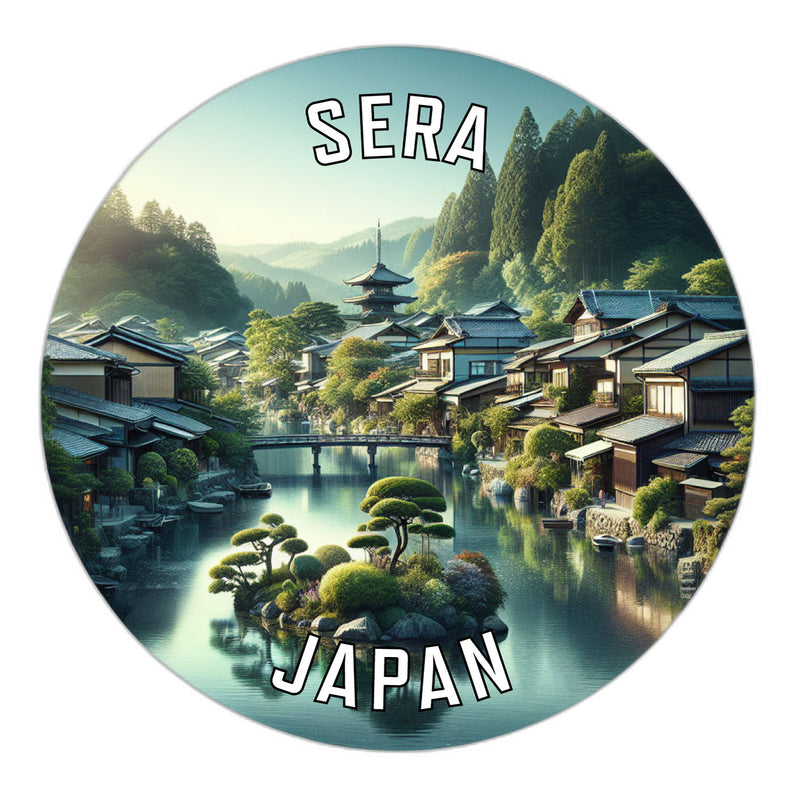 Sera Japan Souvenir Die Cut Flat Magnet 2-Inch