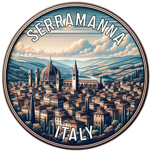 Serramanna Italy Souvenir Vinyl Decal Sticker 2-Inch