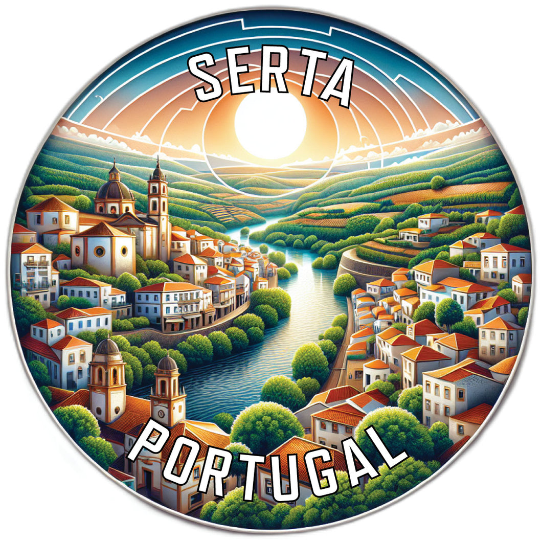 Serta Portugal Souvenir Vinyl Decal Sticker 2-Inch
