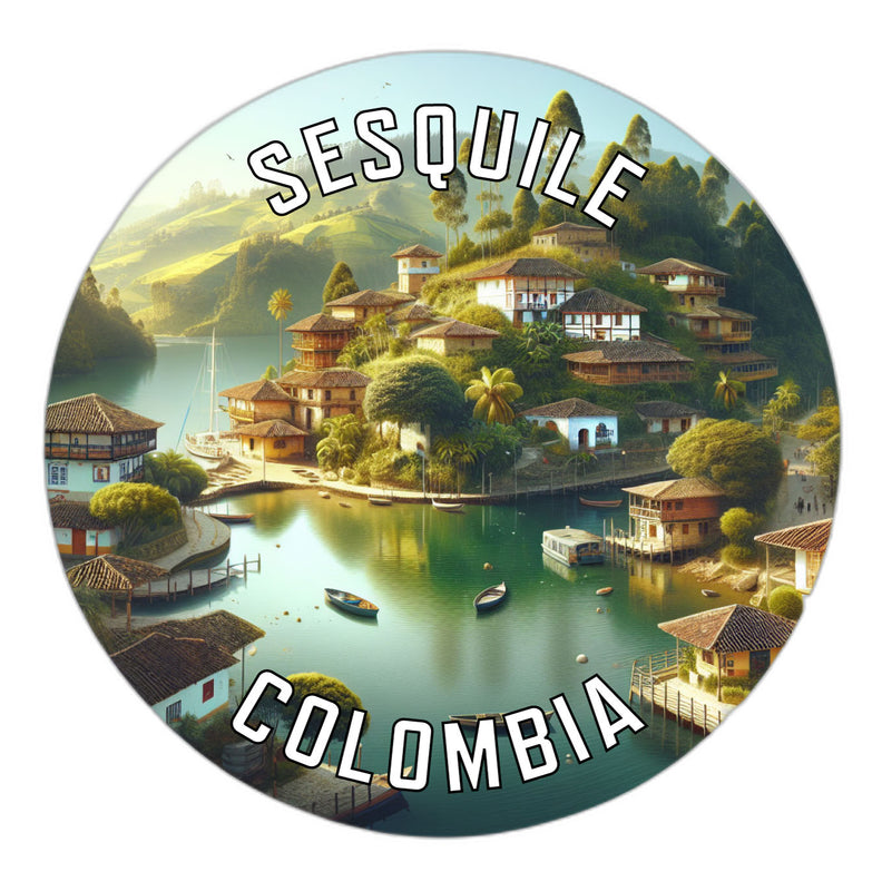 Sesquile Colombia Souvenir Vinyl Decal Sticker 6-Inch