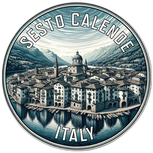 Sesto Calende Italy Souvenir Vinyl Decal Sticker 2-Inch